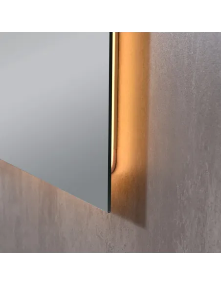 Дзеркало для ванної кімнати Q-Tap Taurus (TA1) QTTAU80070048954, з LED-підсвічуванням Touch, з антизапітнінням