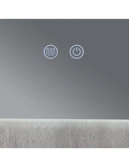 Зеркало для ванной Q-Tap Taurus (TA1) QTTAU80070048954, с LED-подсветкой Touch, с антизапотеванием