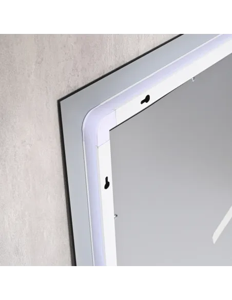 Дзеркало для ванної кімнати Q-Tap Taurus (TA1) QTTAU80070048954, з LED-підсвічуванням Touch, з антизапітнінням