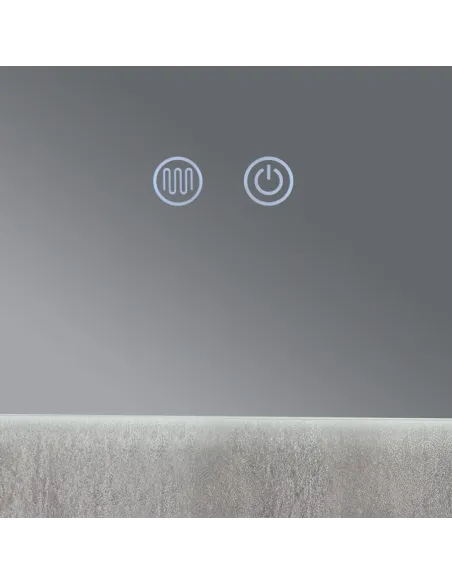 Зеркало для ванной Q-Tap Taurus (TA1) QTTAU120080048958, с LED-подсветкой Touch, с антизапотеванием