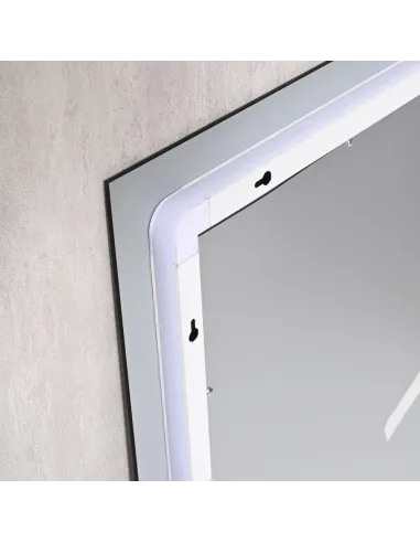 Зеркало для ванной Q-Tap Taurus (TA1) QTTAU120080048958, с LED-подсветкой Touch, с антизапотеванием