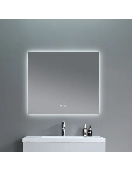 Дзеркало для ванної кімнати Q-Tap Taurus (TA1) QTTAU120080048958, з LED-підсвічуванням Touch, з антизапітнінням