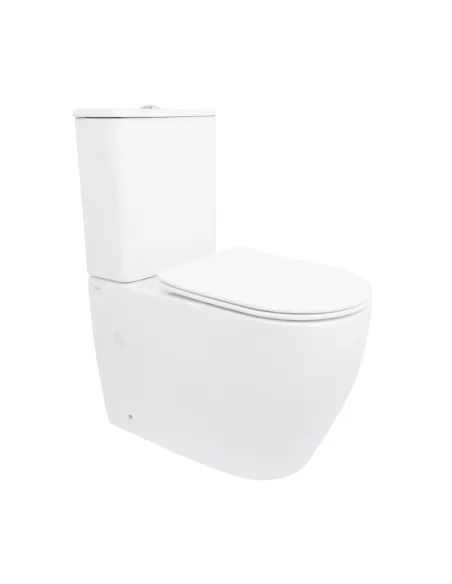 Унітаз Q-Tap Evia Ultra Quiet QTEVI27W49258, 630х350х795 мм, безободковий, підлоговий