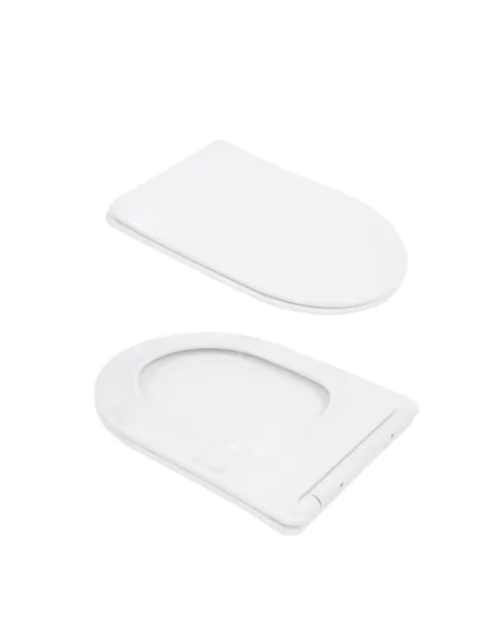 Унітаз Q-Tap Evia Ultra Quiet QTEVI27W49258, 630х350х795 мм, безободковий, підлоговий