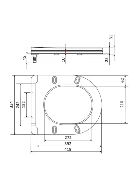 Сидіння для унітазу Q-Тap (Evia, Arvin, Leo 630) QTSC179W49264, мікроліфт
