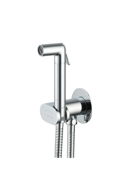 Набір для гігієнічного душу Q-Tap Inspai-Varius QTINSVARCRMV00440601 Chrome зі змішувачем