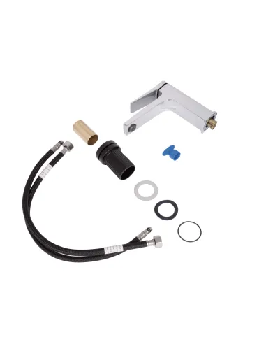 Змішувач для умивальника Q-Tap Nando QTNAN270CRM48649 Chrome, хром, одноважільний