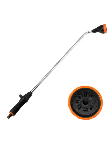 Пістолет для поливу Bradas Black Line ECO-4450, 8 режимів, металева штанга 83 см