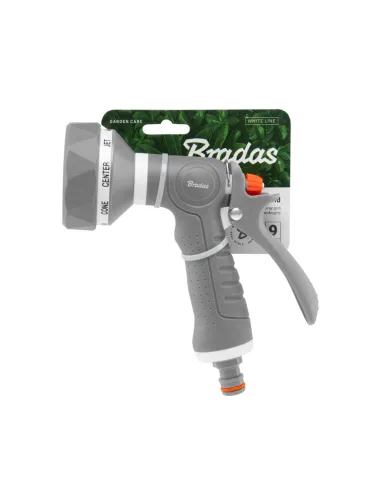 Пістолет для поливу Bradas Diamond White Line WL-EN13TK, 9 режимів