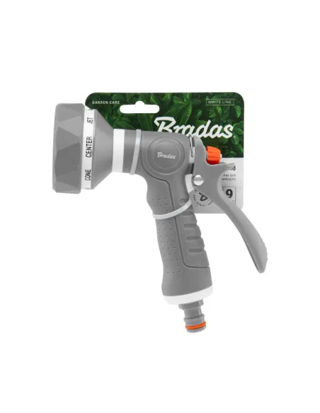 Пістолет для поливу Bradas Diamond White Line WL-EN13TK, 9 режимів