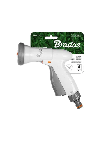 Пістолет для поливу Bradas Super Spray White Line WL-EN8TK, 4 режими