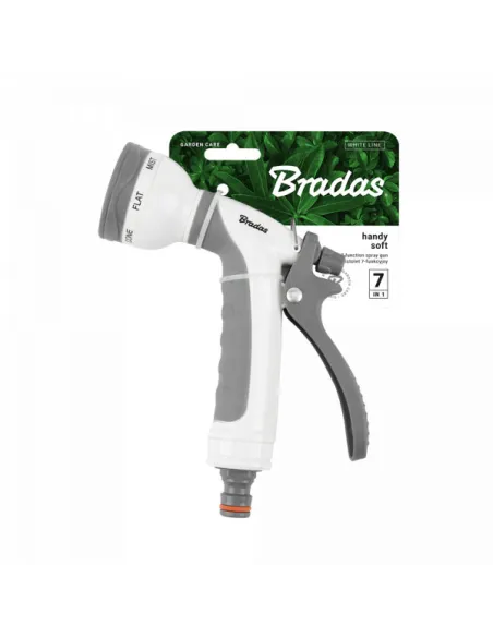 Пистолет для полива Bradas Handy Soft White Line WL-EN8TK, 7 режимов