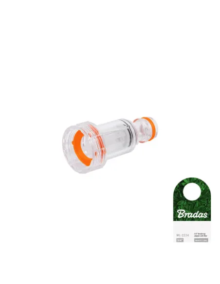 Адаптер для коннектора Bradas White Line WL-2234 ВР 3/4 дюйма, с фильтром