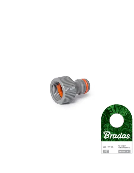 Адаптер для коннектора Bradas White Line WL-2196 ВР 1/2 дюйма