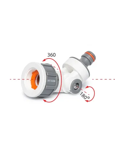 Адаптер редукционный для коннектора Bradas White Line WL-2194 ВР 1 х 3/4 дюйма, вращающийся