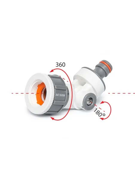 Адаптер редукционный для коннектора Bradas White Line WL-2194 ВР 1 х 3/4 дюйма, вращающийся