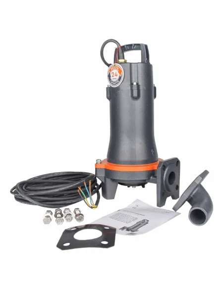 Фекальний насос Leo 3.0 50SWP12-22-3L/QG (7739643) 3 кВт, 380В, напір 25,5 м, з різальним механізмом