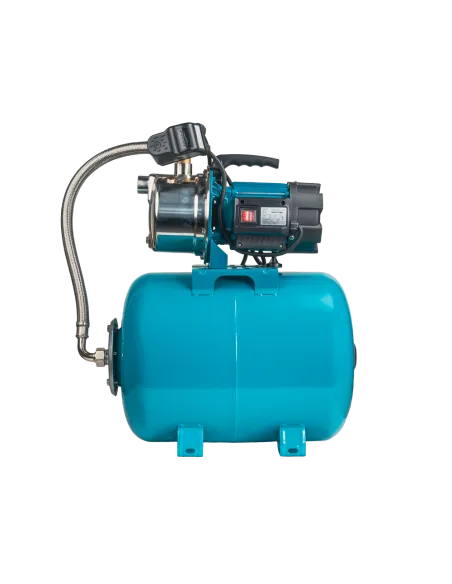 Насосная станция Leo 775313/50 1,0 кВт, напор 44 м, корпус нерж, бак 50 литров