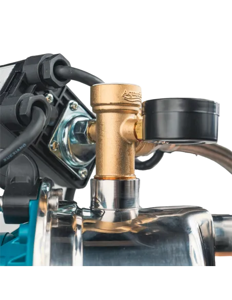 Насосная станция Leo 775313/50 1,0 кВт, напор 44 м, корпус нерж, бак 50 литров