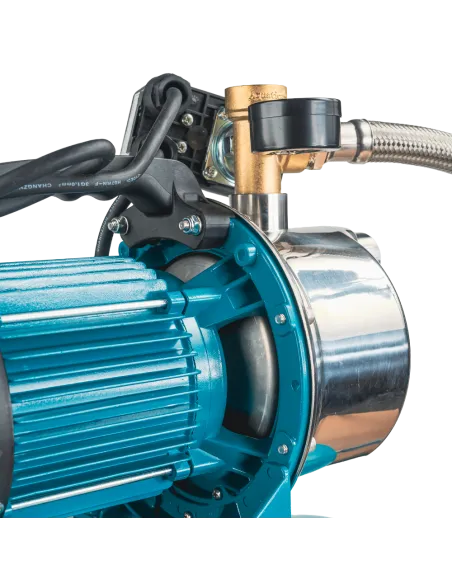 Насосная станция Leo 775313/50 1,0 кВт, напор 44 м, корпус нерж, бак 50 литров