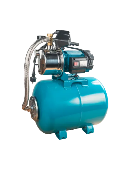 Насосна станція Leo 775313/50 1,0 кВт, напір 44 м, корпус нерж, бак 50 літрів