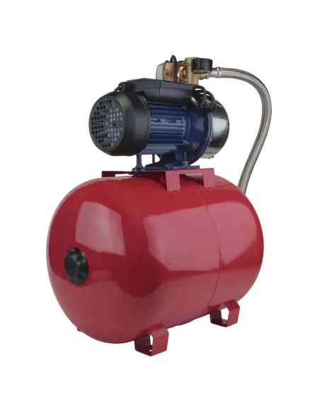 Насосная станция Wetron 775054/50 1,1 кВт, напор 48 м, корпус нерж, бак 50 литров