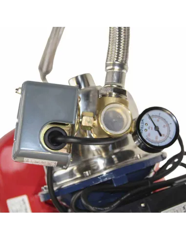 Насосна станція Wetron 775054/50 1,1 кВт, напір 48 м, корпус нерж, бак 50 літрів