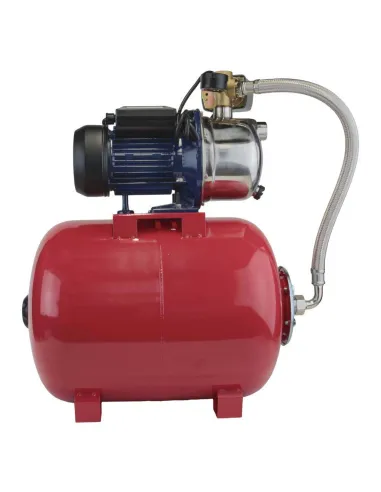 Насосная станция Wetron 775054/50 1,1 кВт, напор 48 м, корпус нерж, бак 50 литров