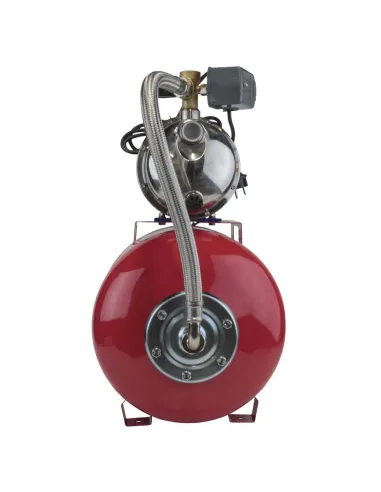 Насосна станція Wetron 775054/50 1,1 кВт, напір 48 м, корпус нерж, бак 50 літрів