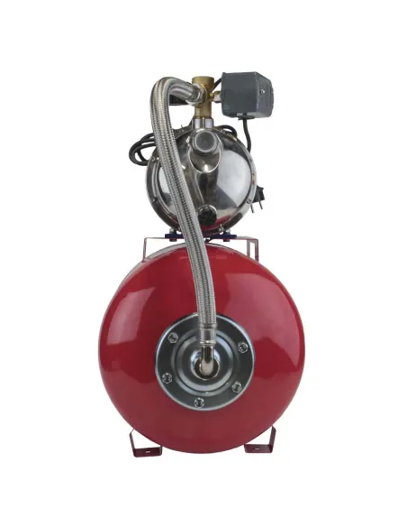 Насосная станция Wetron 775054/50 1,1 кВт, напор 48 м, корпус нерж, бак 50 литров