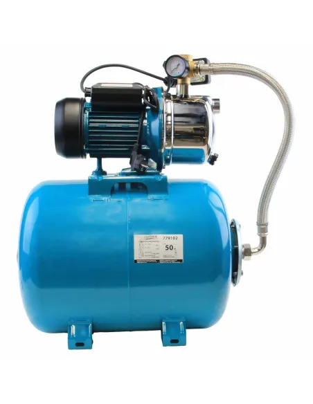 Насосная станция Aquatica 775098/50 1,1 кВт, напор 50 м, корпус нерж, бак 50 литров