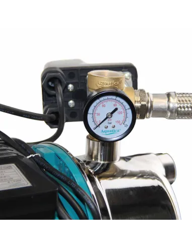 Насосна станція Aquatica 775098/50 1,1 кВт, напір 50 м, корпус нерж, бак 50 літрів