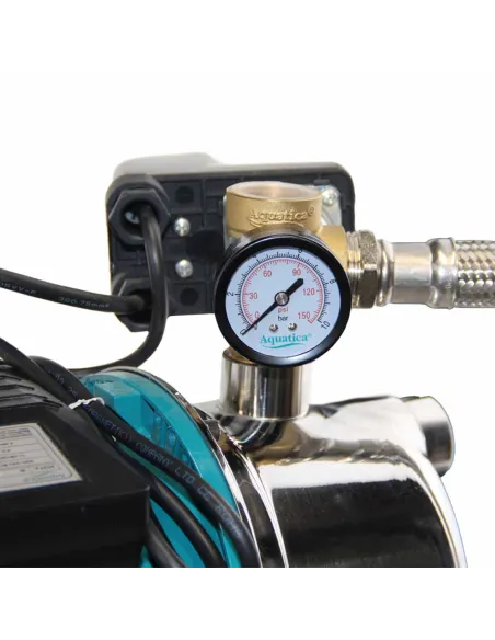 Насосна станція Aquatica 775098/50 1,1 кВт, напір 50 м, корпус нерж, бак 50 літрів