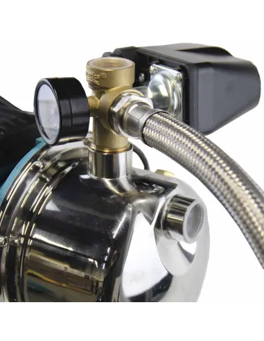 Насосная станция Aquatica 775098/50 1,1 кВт, напор 50 м, корпус нерж, бак 50 литров