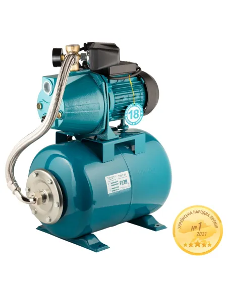 Насосна станція Aquatica 775093/50 1,1 кВт, напір 55 м, бак 50 літрів