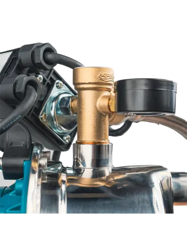 Насосна станція Leo 775314/50 1,2 кВт, напір 48 м, корпус нерж, бак 50 літрів