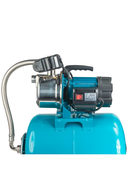 Насосна станція Leo 775314/50 1,2 кВт, напір 48 м, корпус нерж, бак 50 літрів