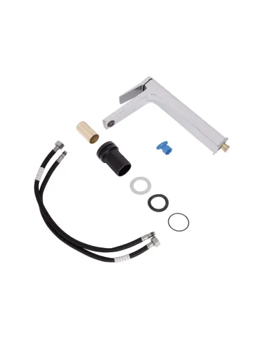 Змішувач для умивальника Q-Tap Nando QTNAN269CRM48650 Chrome, одноважільний