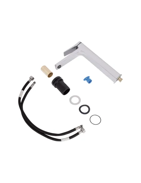 Змішувач для умивальника Q-Tap Nando QTNAN269CRM48650 Chrome, одноважільний