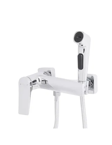 Набір для гігієнічного душу Q-Tap Nando QTNAN262CRM48654 Chrome зі змішувачем