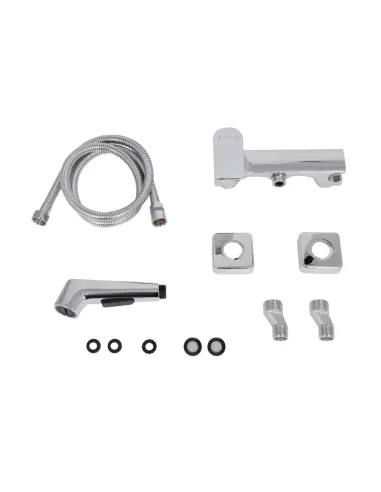 Набір для гігієнічного душу Q-Tap Nando QTNAN262CRM48654 Chrome зі змішувачем