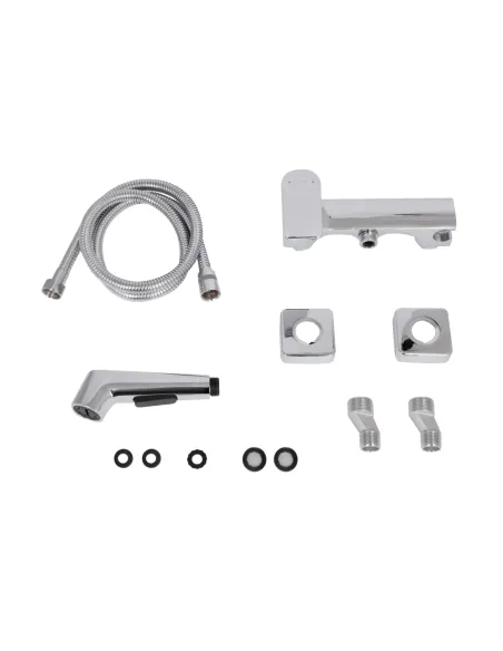 Набір для гігієнічного душу Q-Tap Nando QTNAN262CRM48654 Chrome зі змішувачем