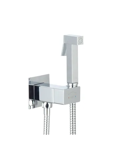 Набір для гігієнічного душу Q-Tap Inspai-Varius QTINSVARCRMV00440701 Chrome із змішувачем