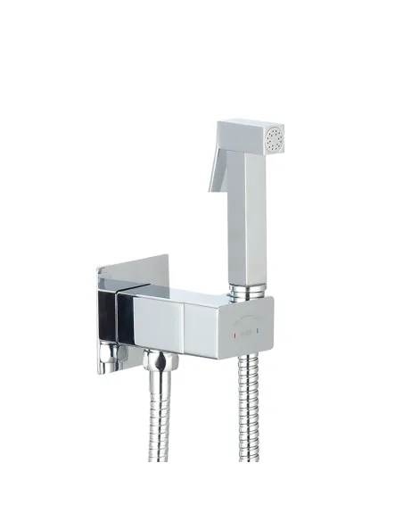 Набір для гігієнічного душу Q-Tap Inspai-Varius QTINSVARCRMV00440701 Chrome із змішувачем