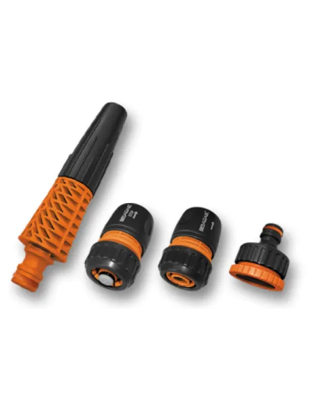 Насадка-распылитель Bradas Black Line ECO-PWB5500-12 комплект 2 коннектора и адаптер на шланг 1/2 дюйма