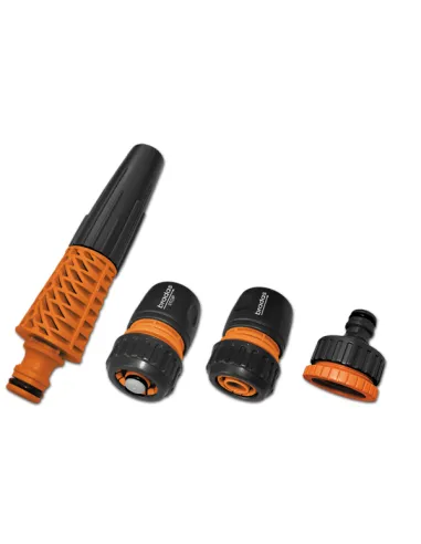 Насадка-распылитель Bradas Black Line ECO-PWB5500-34 комплект 2 коннектора и адаптер на шланг 3/4 дюйма