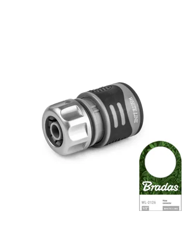Конектор для шлангу Bradas Standard TPR White Line WL-2126 1/2 дюйми