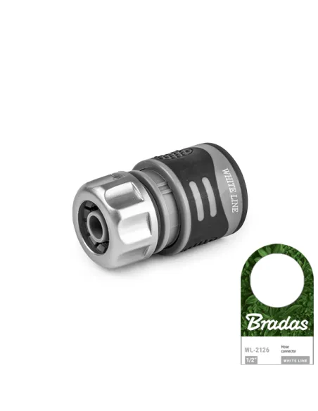 Конектор для шлангу Bradas Standard TPR White Line WL-2126 1/2 дюйми