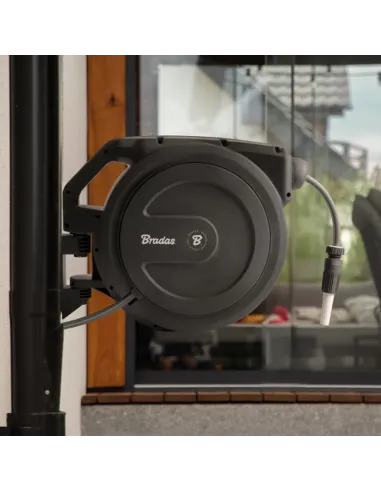 Катушка автоматическая для шланга Bradas White Line WL-W7B30, шланг 1/2 дюйма 20 метров, соединительная арматура