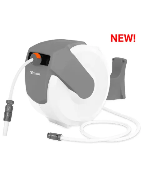 Катушка автоматическая для шланга Bradas White Line WL-W6B35, шланг 1/2 дюйма 35 метров, соединительная арматура